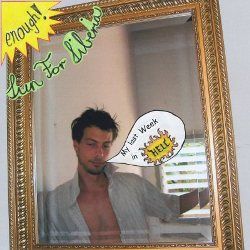 A bird flying high, with an orange in the sky